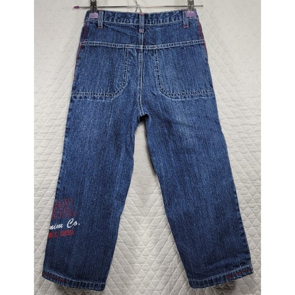 US Polo Assn Boy's Cargo Denim Jeans Stitch and Print Detail 8-Pocket Size 6 - Picture 4 of 16